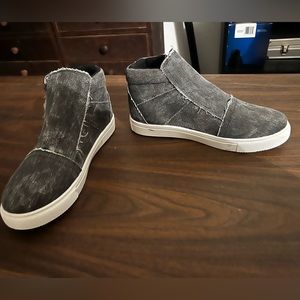 Black denim booties - never worn before